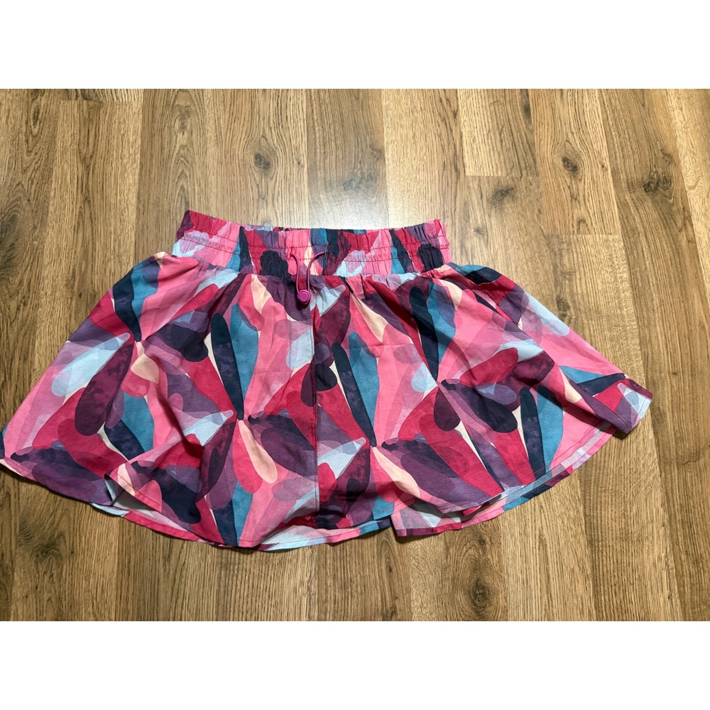 Sincerely Jules Skorts Women's Size Small Pink Blue Purple Geometric Print